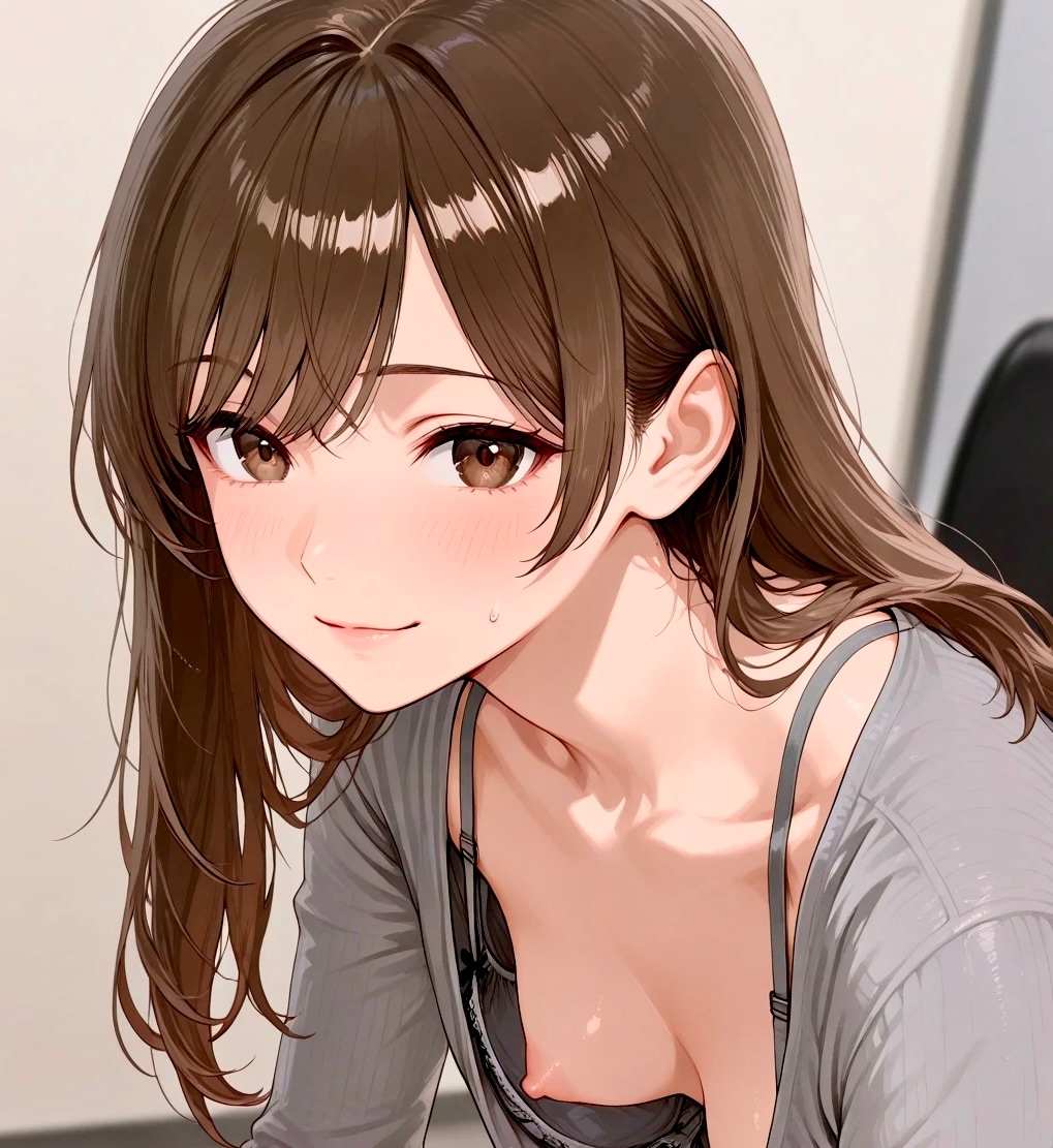1234フォロワー感謝の胸チラ