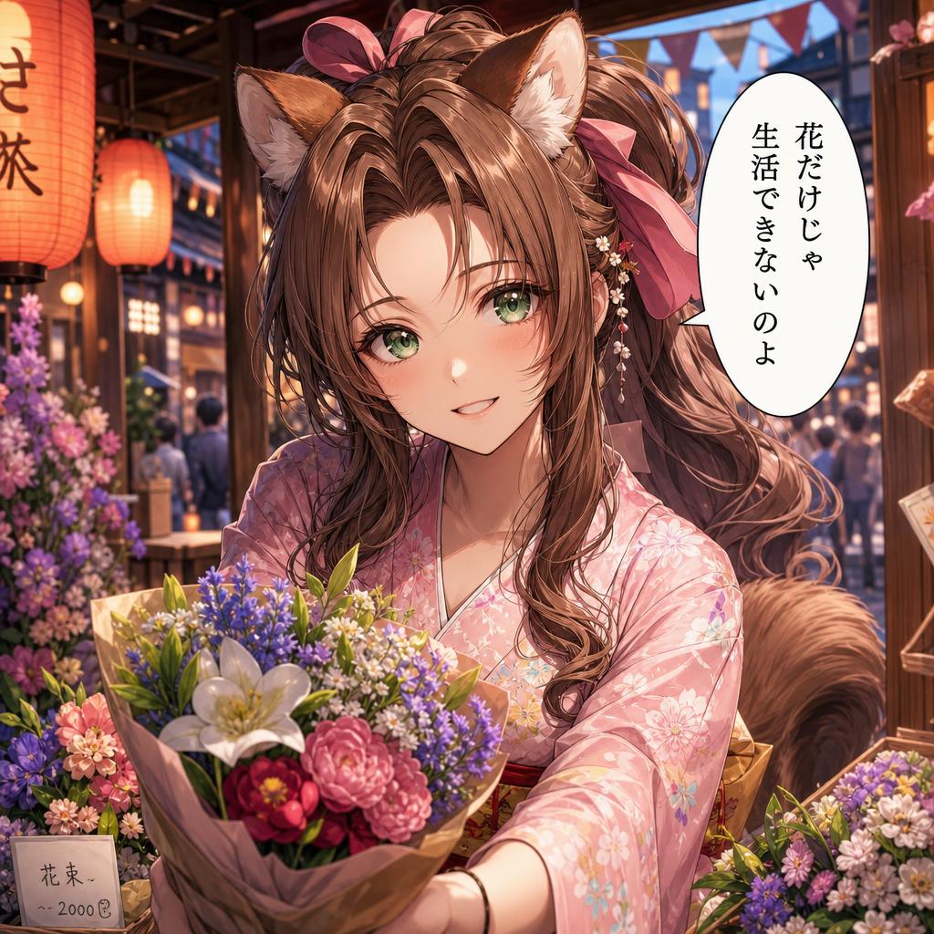 花では食えない