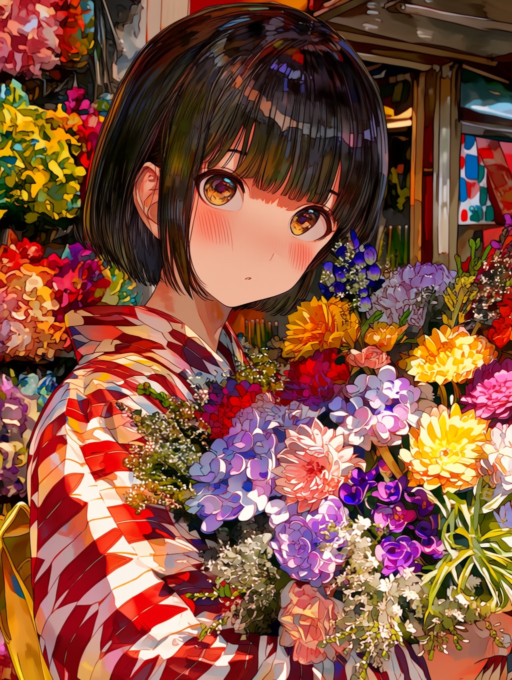 大正時代の花屋