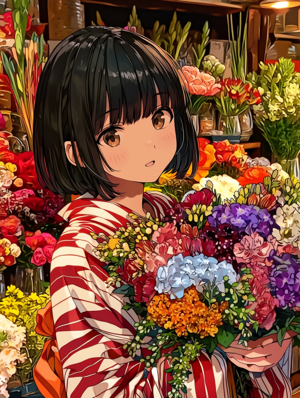 大正時代の花屋