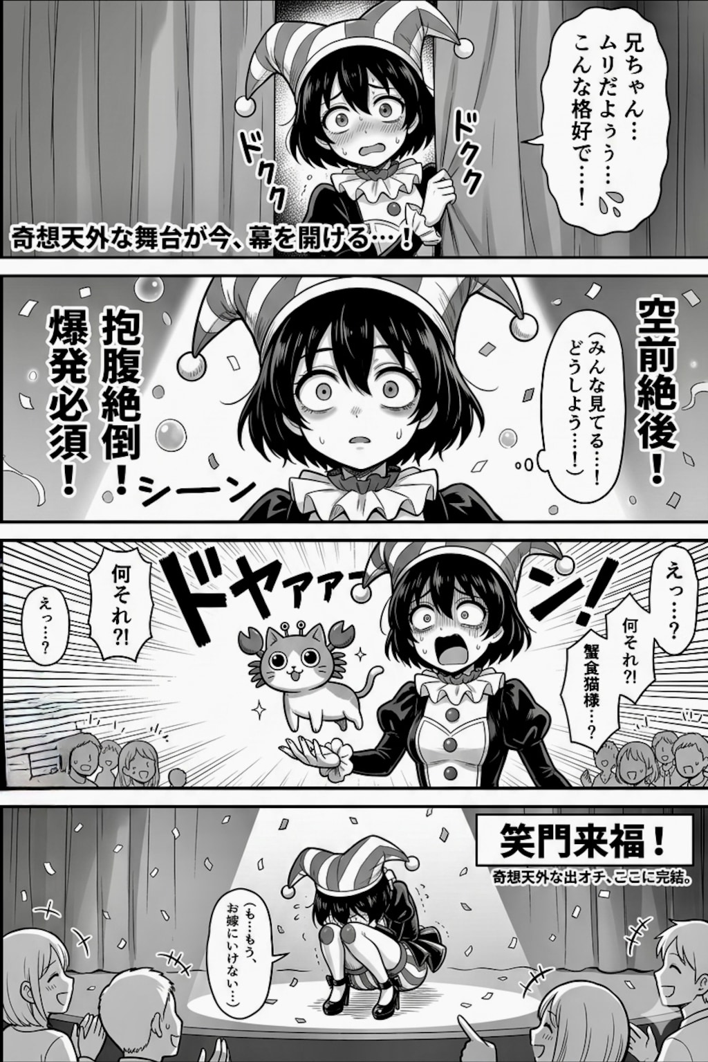 兄ちゃん…渾身の出落ちなんてムリだよぅ…💦