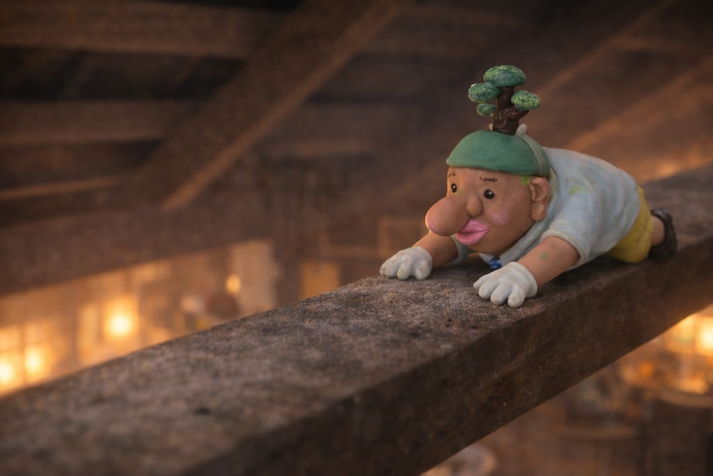 落ちないようにおじさん