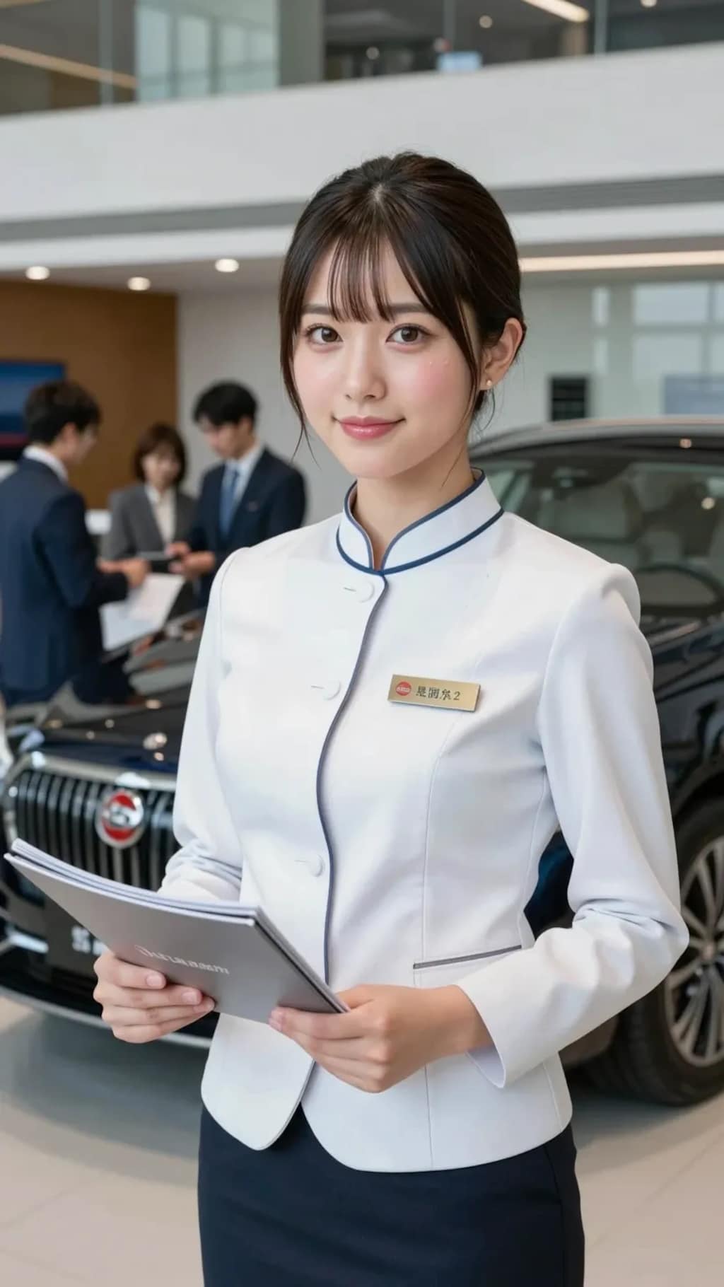 ディーラーのお姉さん