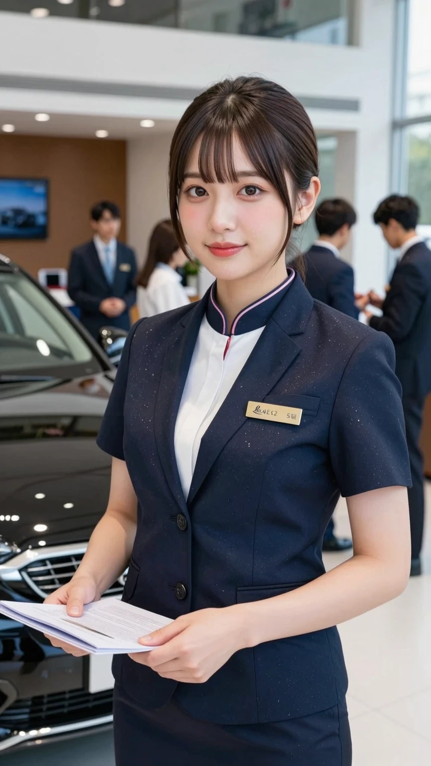 ディーラーのお姉さん