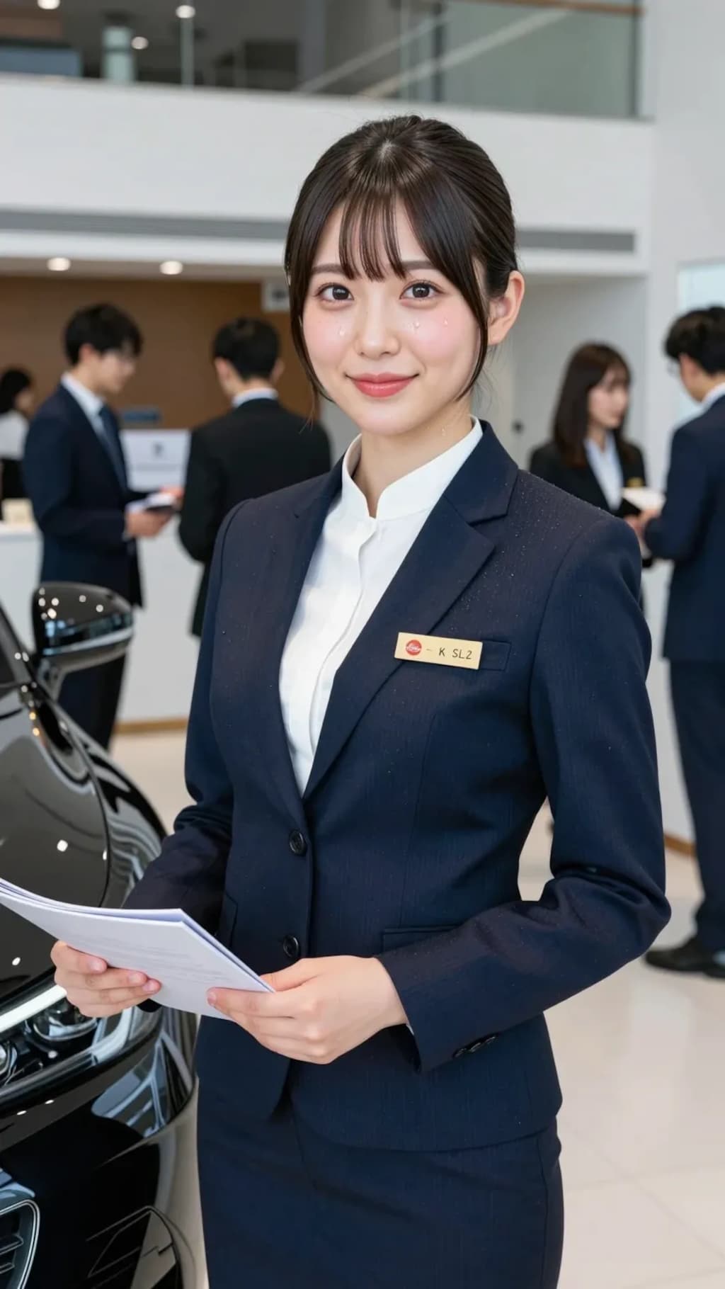 ディーラーのお姉さん