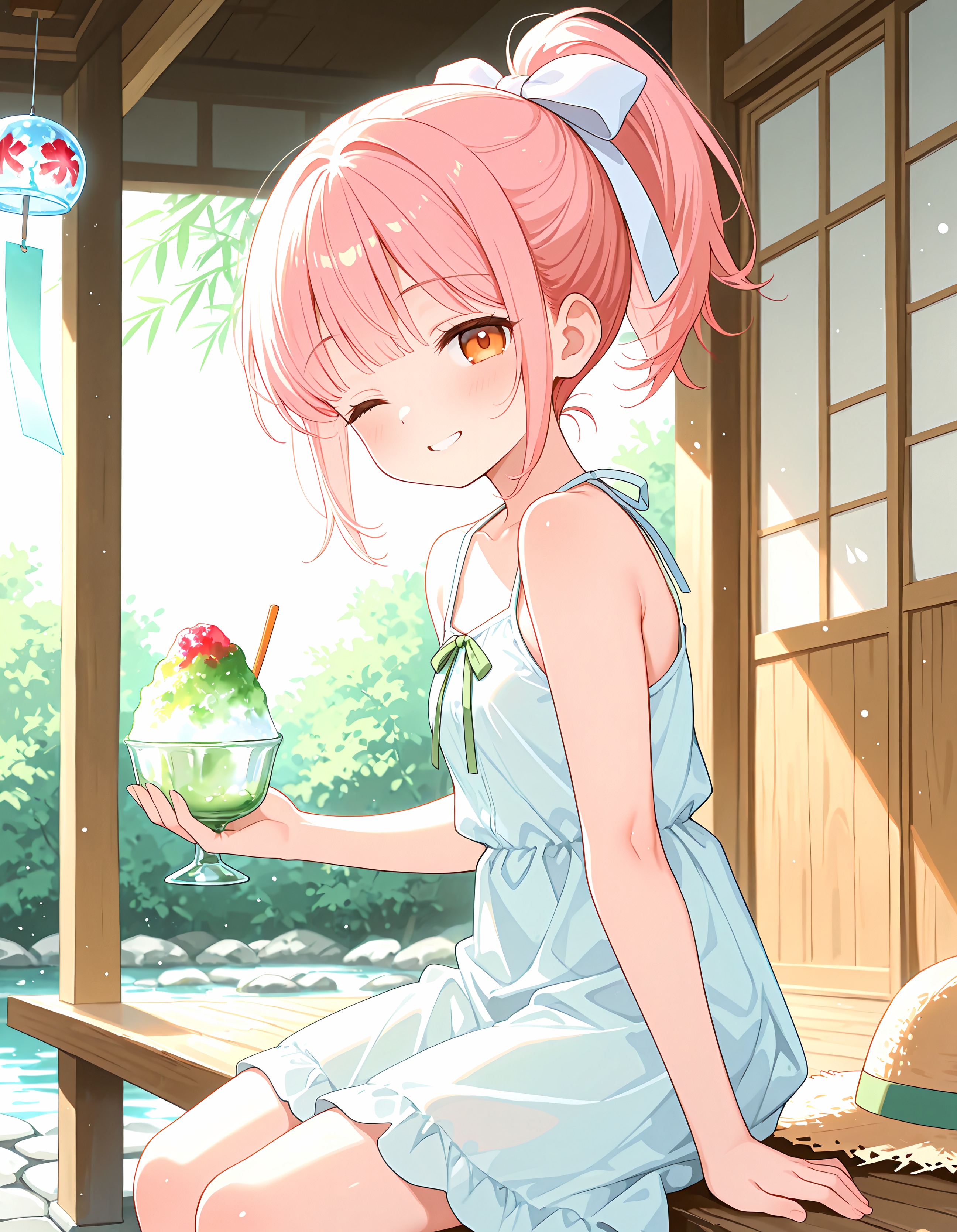 縁側のひととき