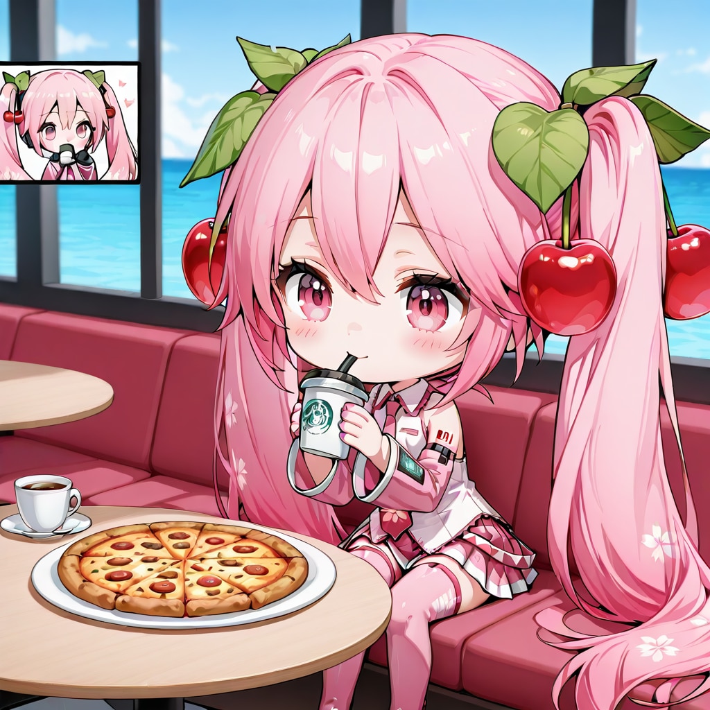 QILIN ちび桜ミク | の人気AIイラスト・グラビア