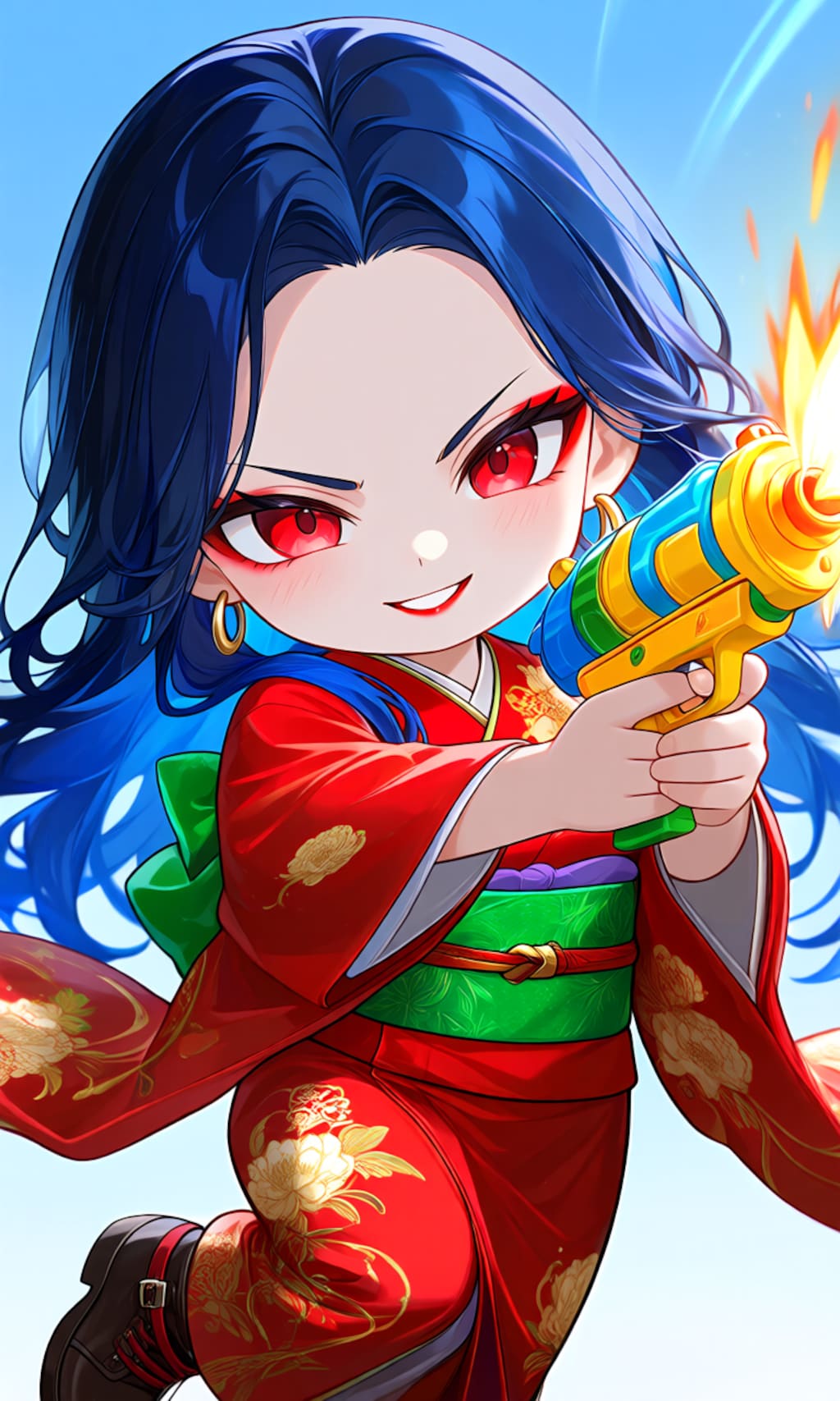 武器を持たせてみる