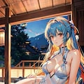 綾波レイ（温泉） 3枚目