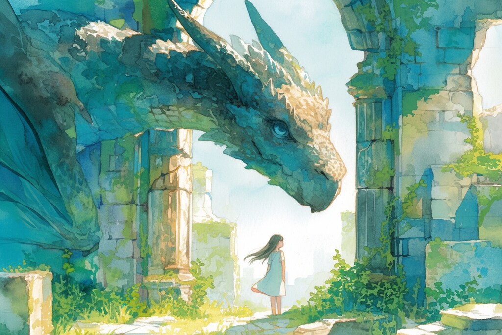 ドラゴンと少女（竜騎士）01