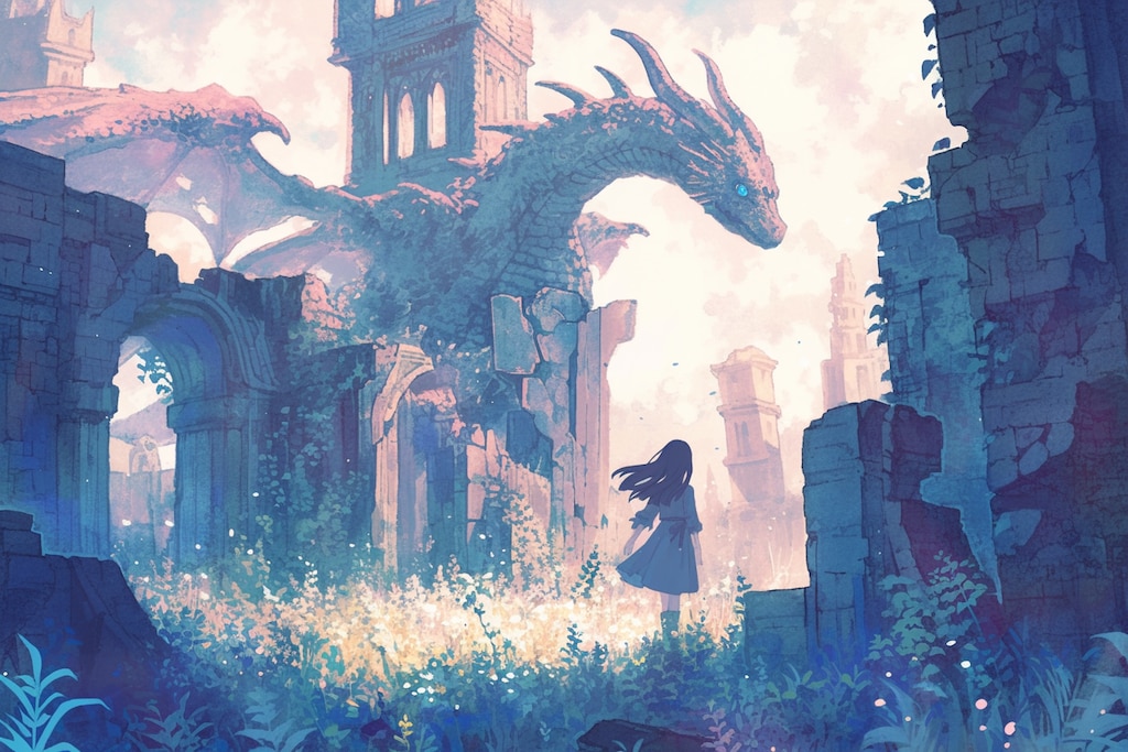 ドラゴンと少女（竜騎士）01