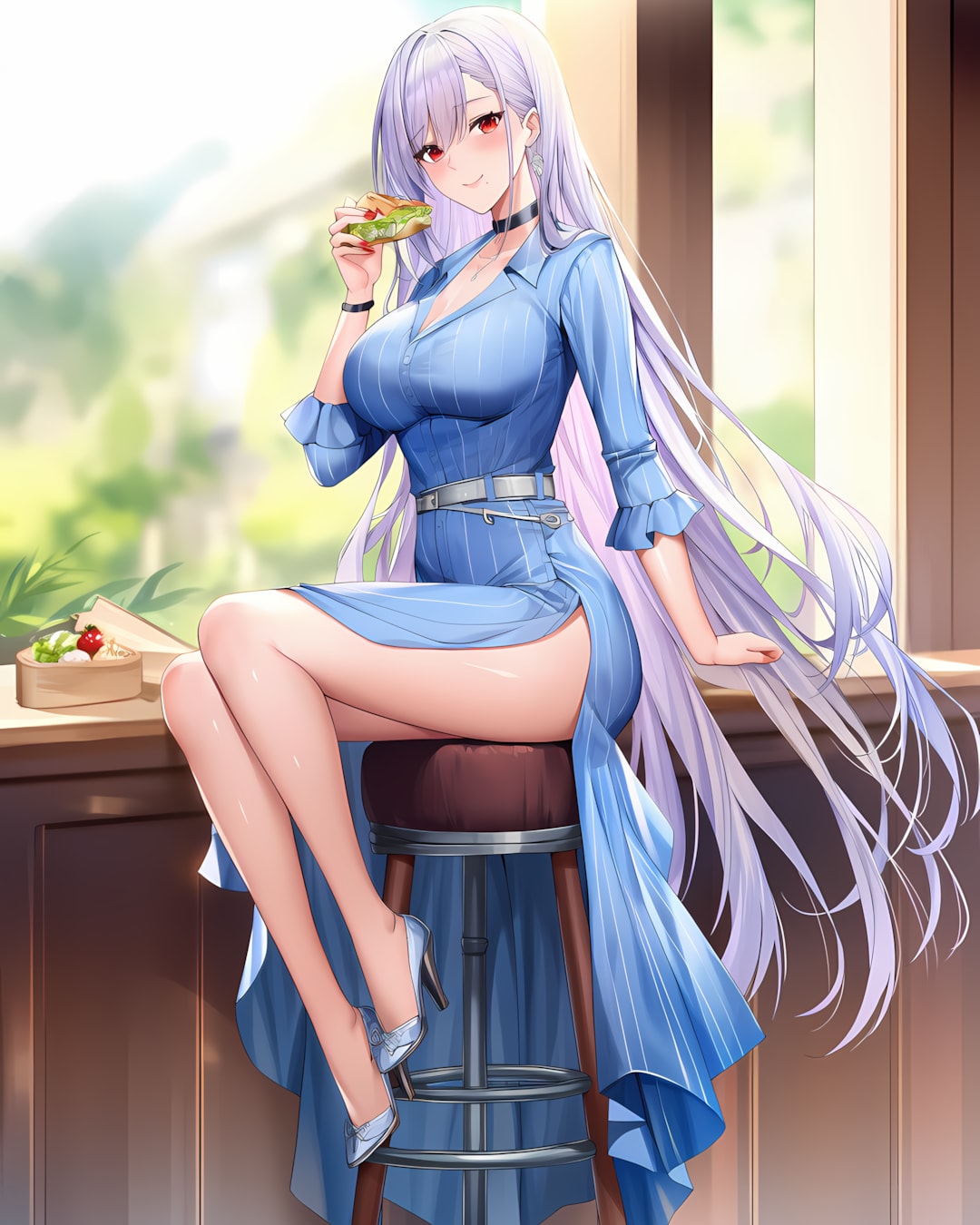 🥗カフェでヘルシーランチ🍴ミレナの休憩タイム💙