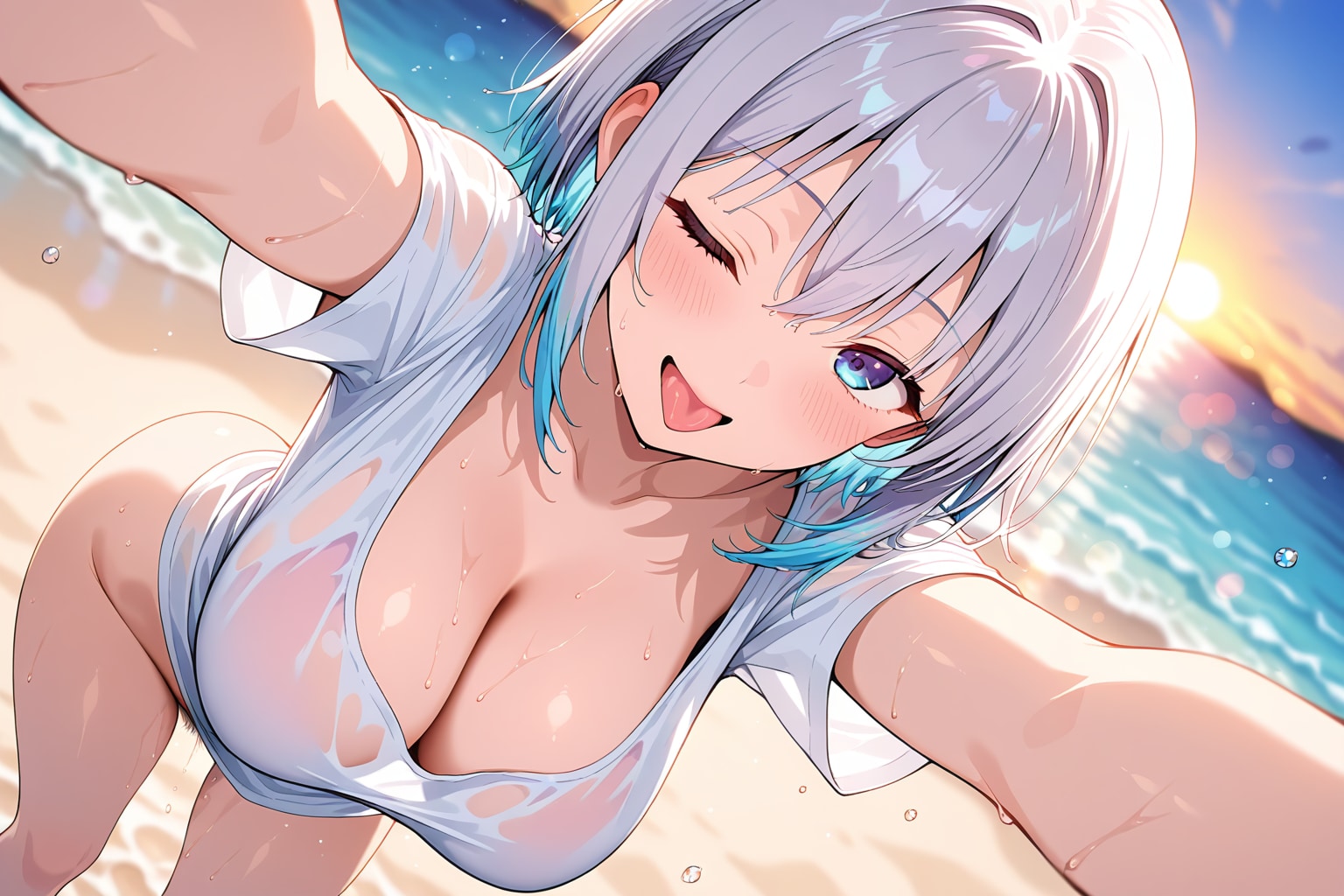 元気な銀髪ちゃん21
