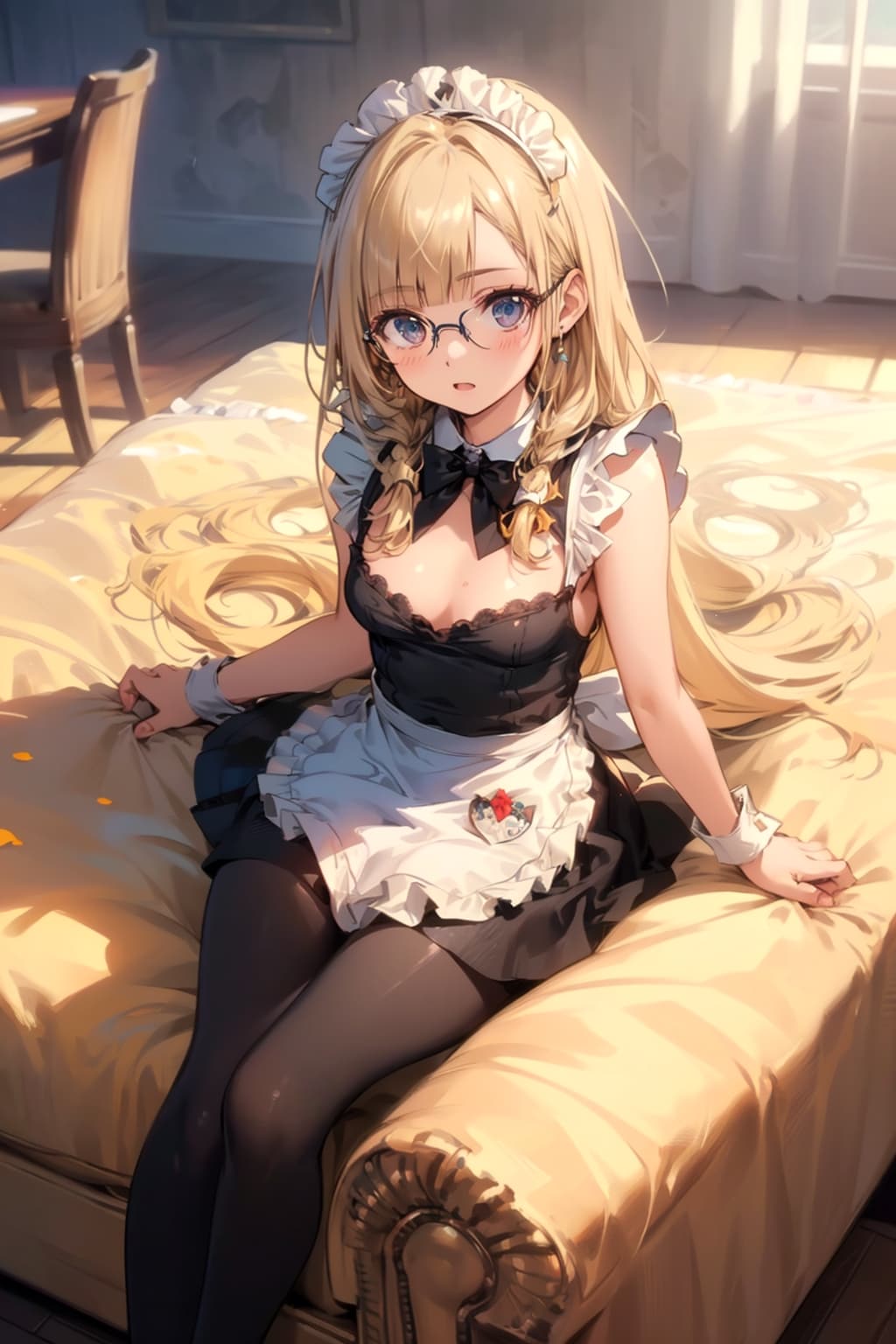 メイドの眼鏡っ娘