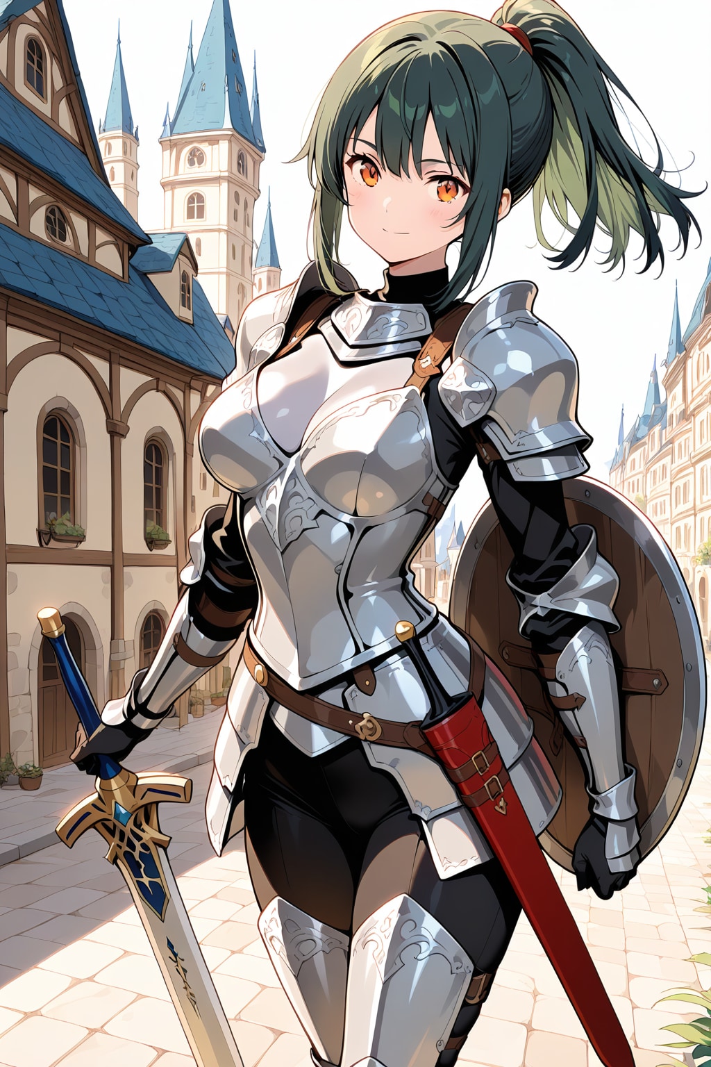 盾役のA級冒険者 | の人気AIイラスト・グラビア