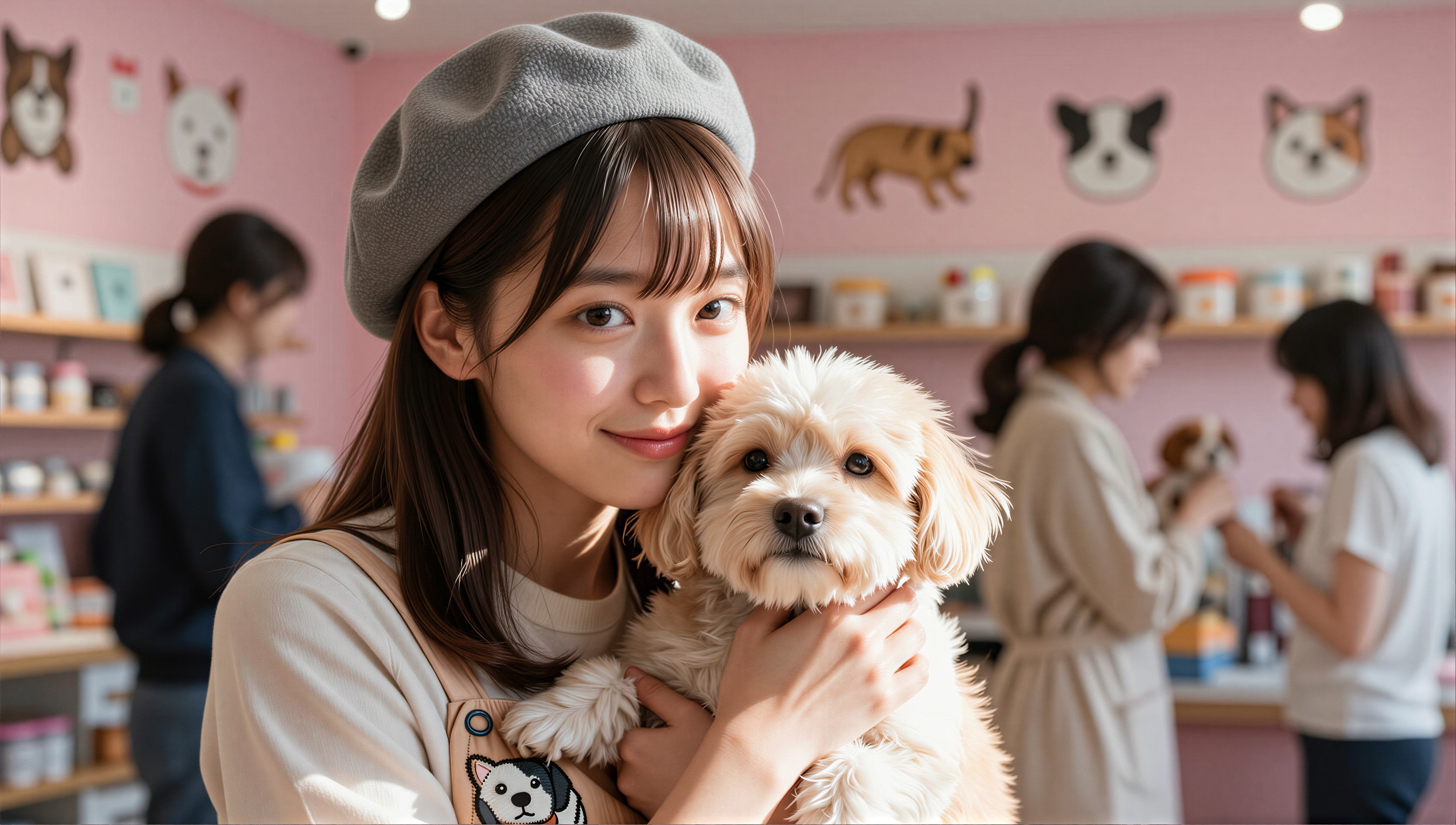 ペットショップの店員