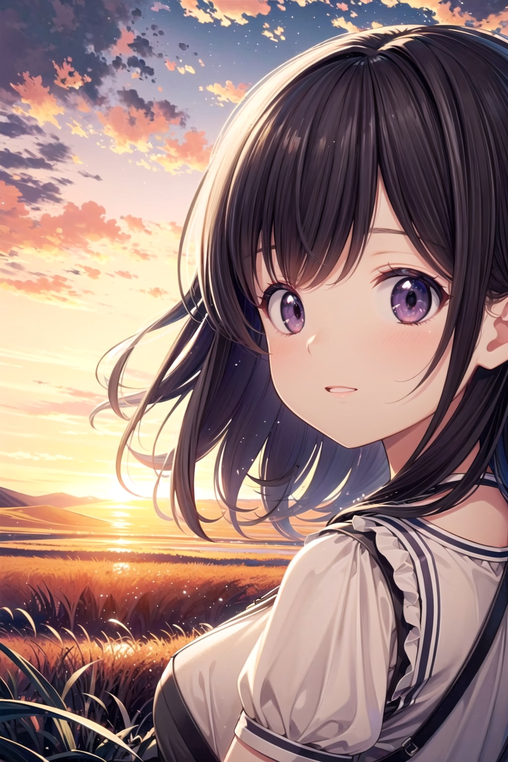 君と夕焼け空を眺めたい