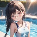 小夜のスク水 3枚目