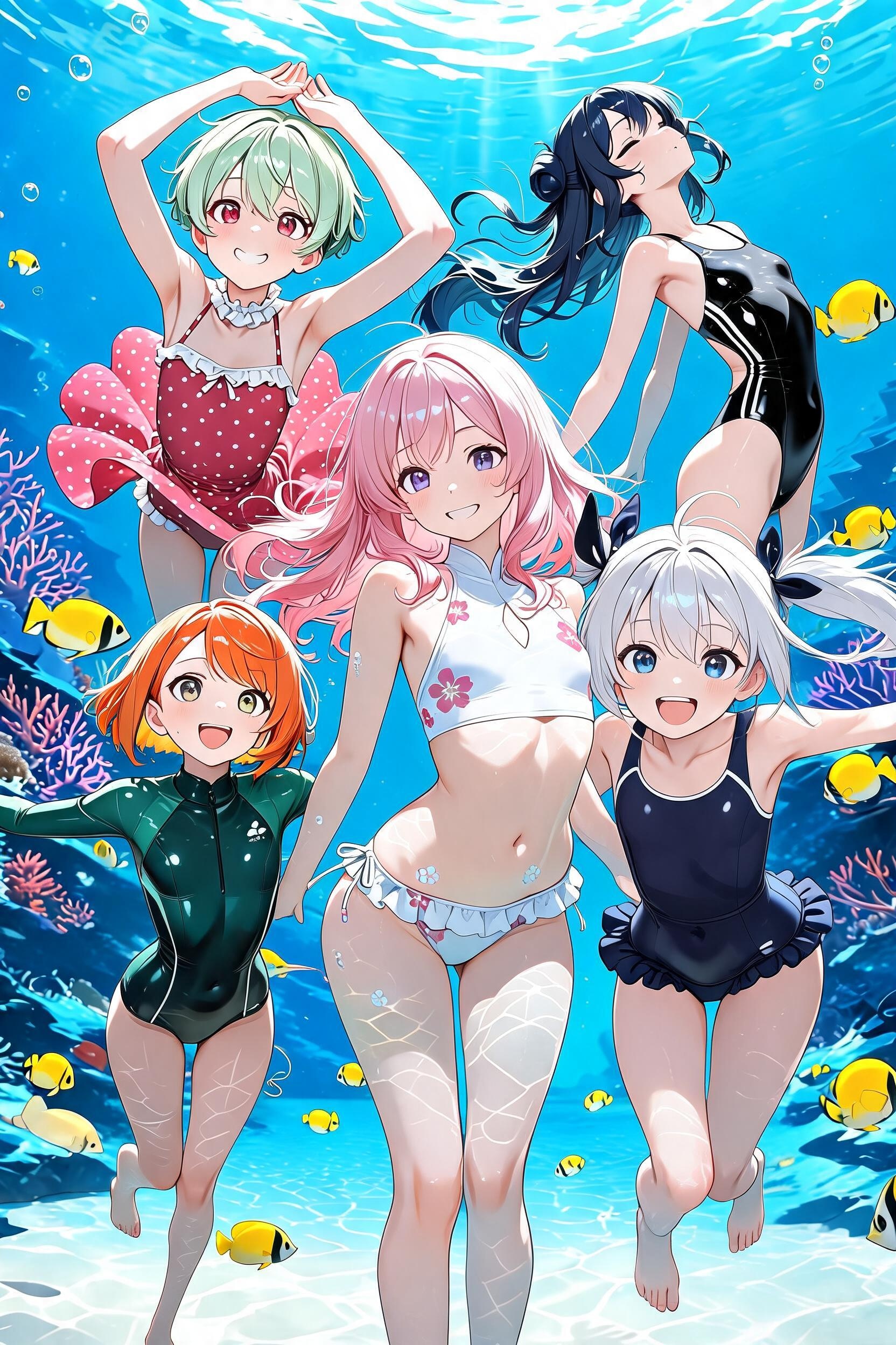 水中詰め合わせ flat chest編２