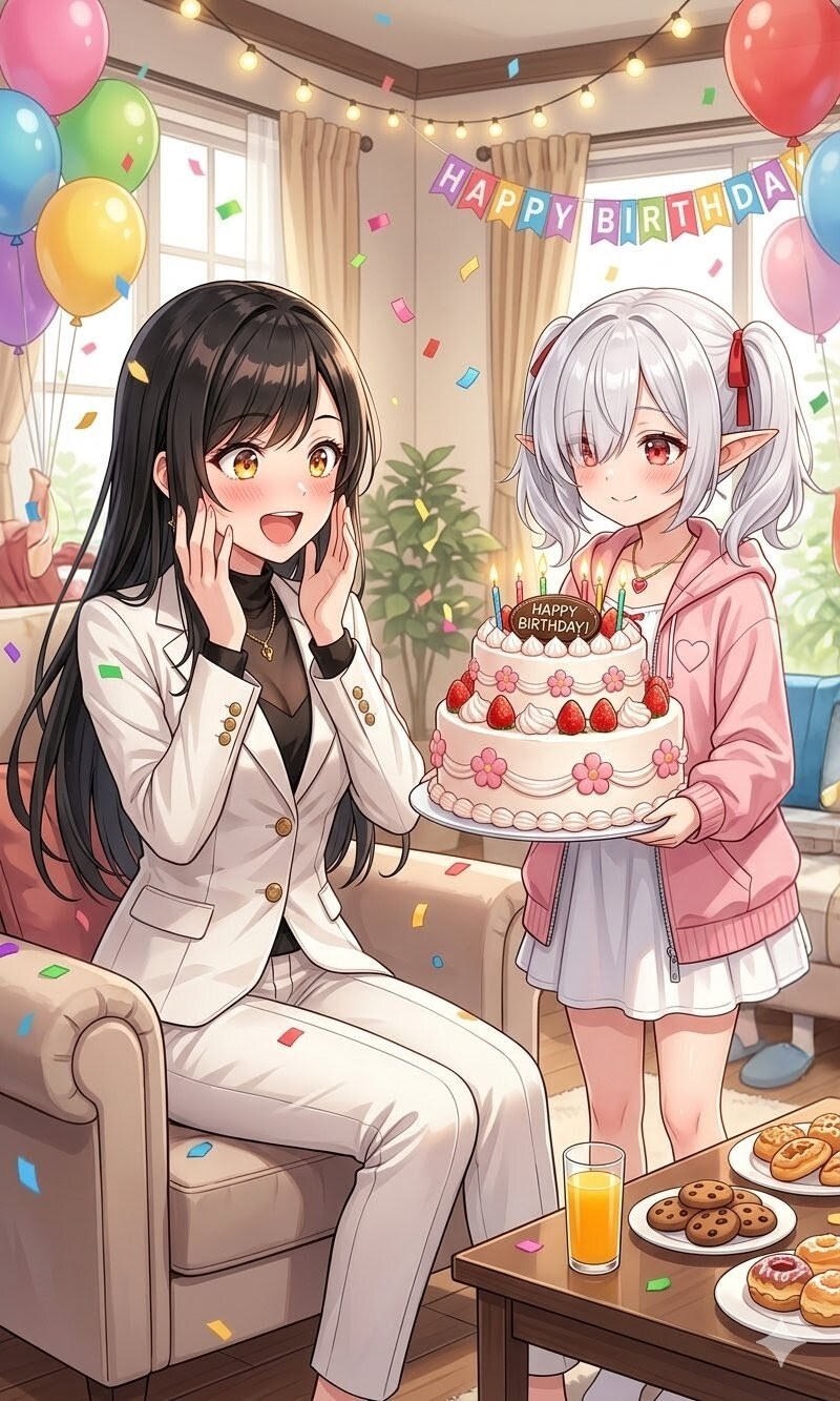 【誕生日FA】いわしまんさんのミアさん | の人気AIイラスト・グラビア