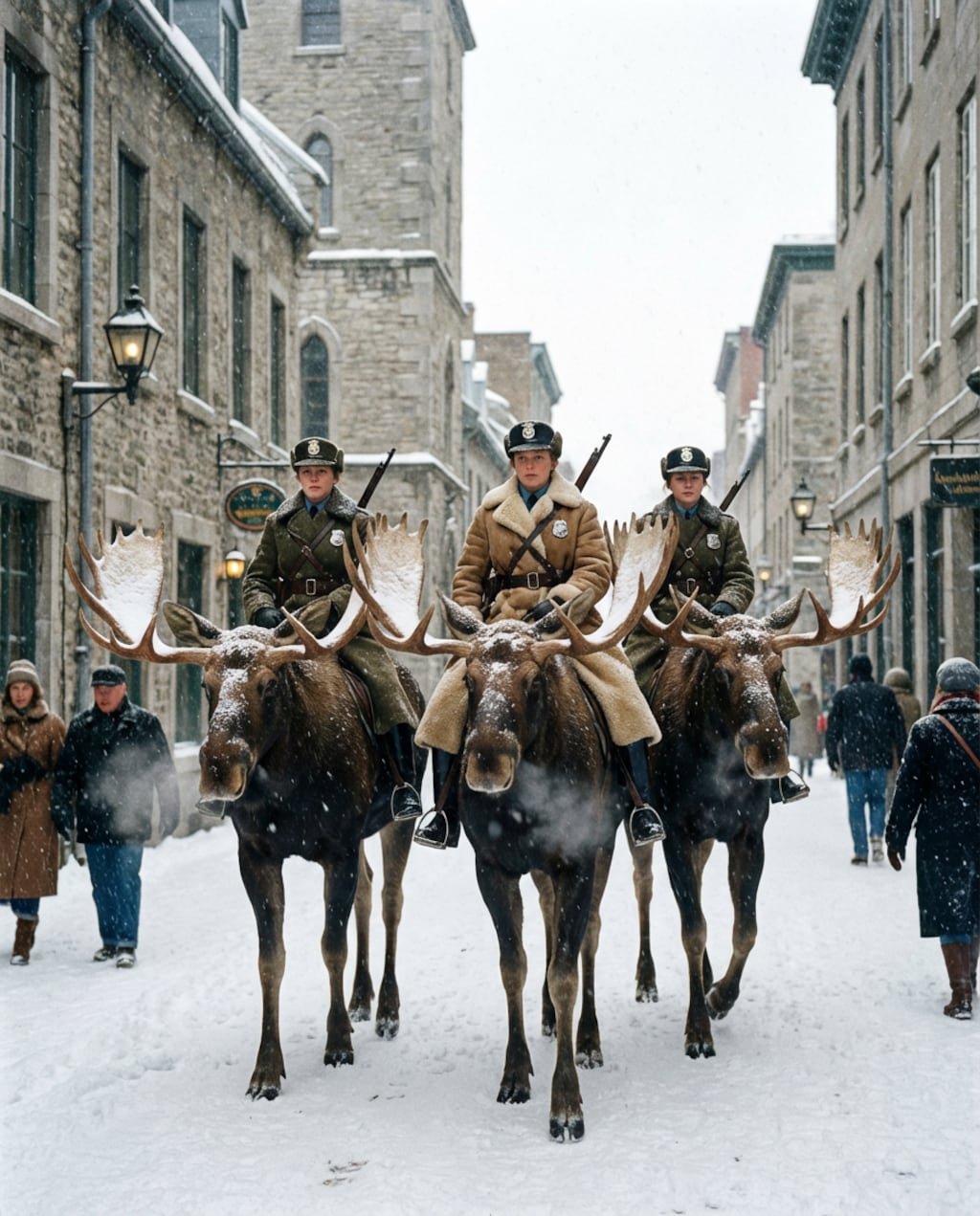 騎ヘラジカ警官