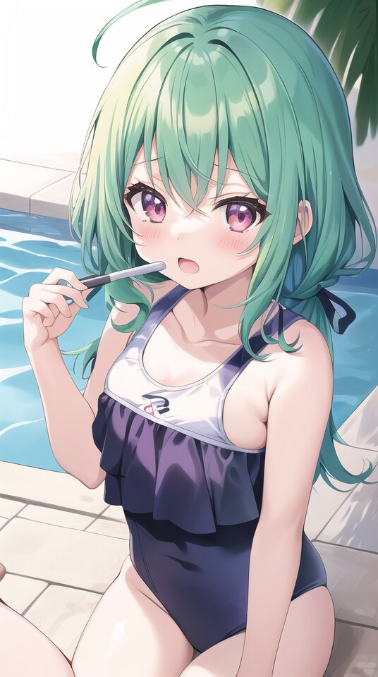 スク水風水着①