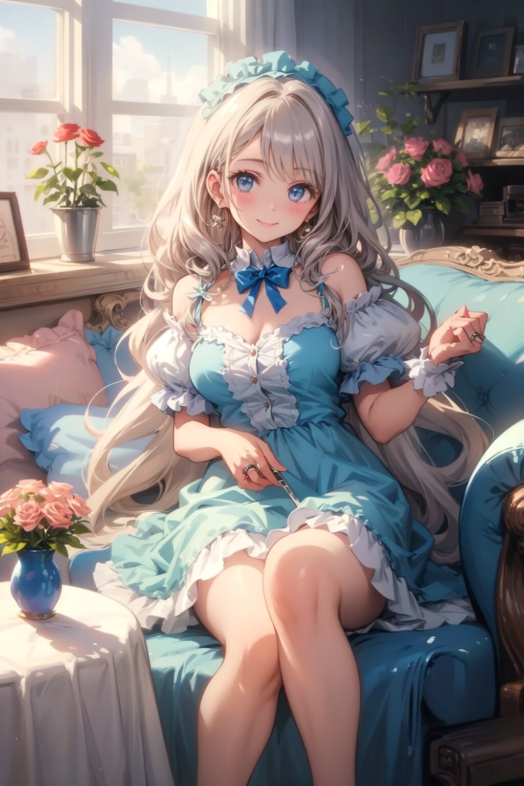 夏を過ごすお姫様