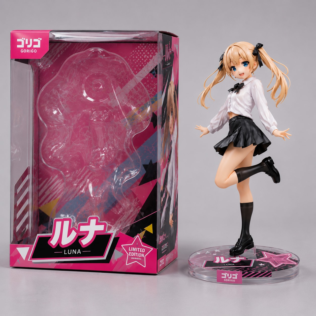 テストちゃん改めルナをフィギュア化