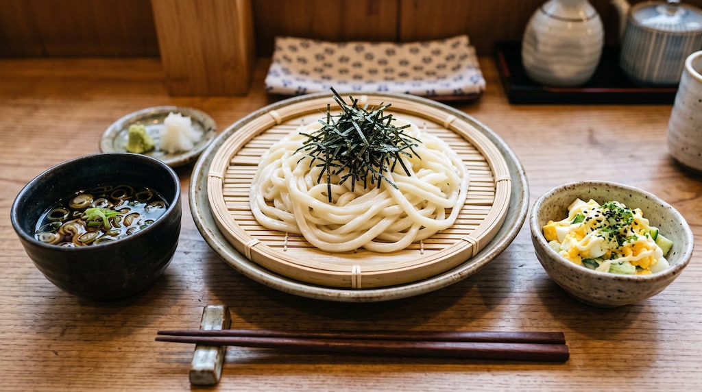 摩訶不思議食堂の冷やしうどん膳