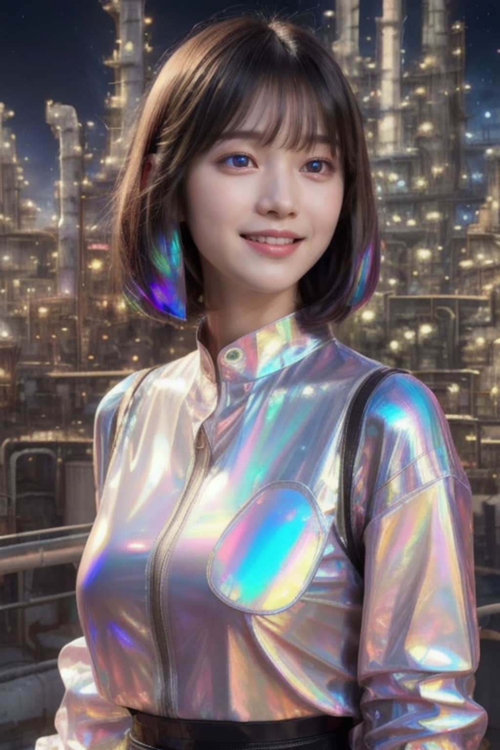 工場夜景大好きっ娘ちゃん