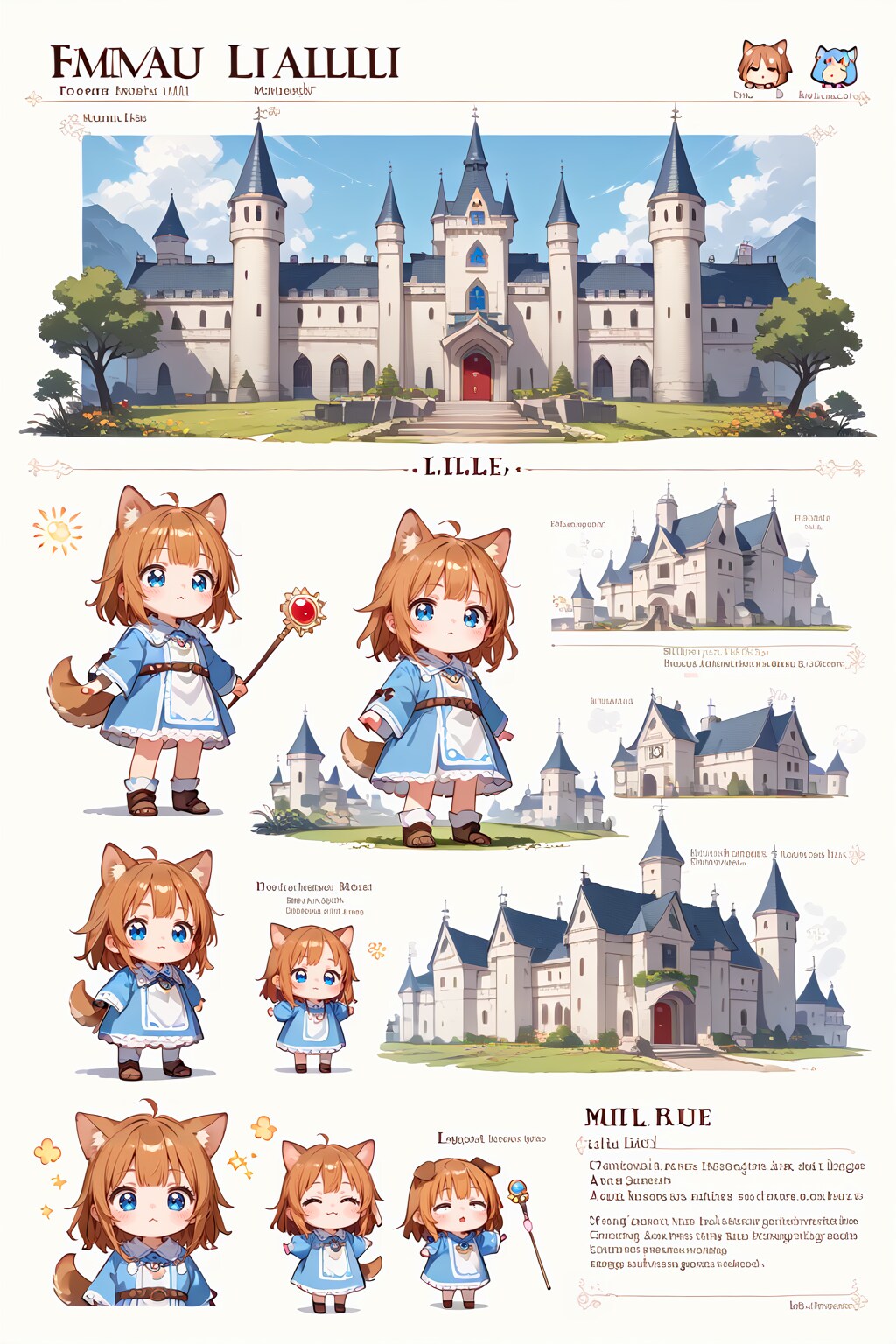 わんこみっくファンタジー編・設定資料集