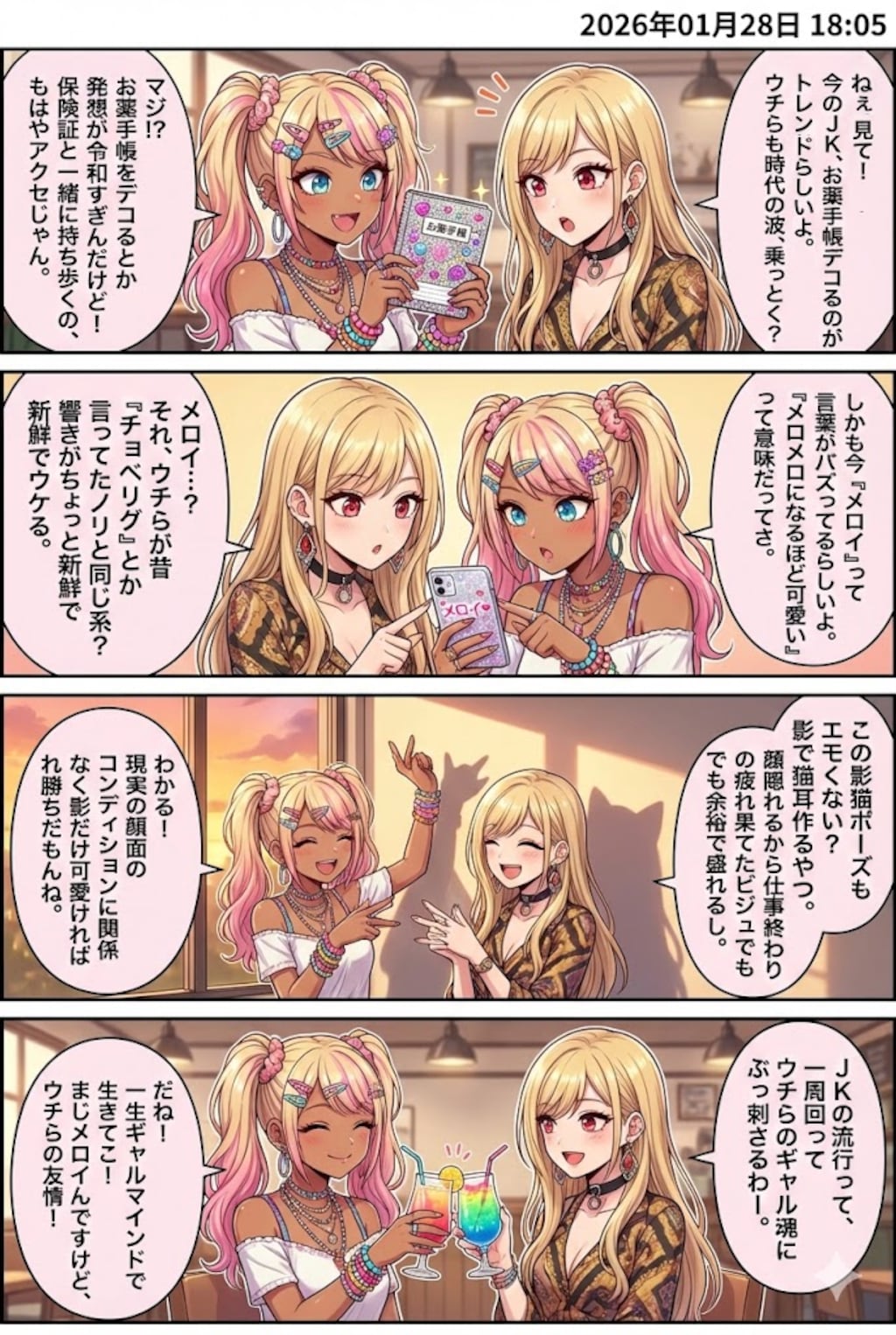 毎日漫画18時　最新JKトレンド