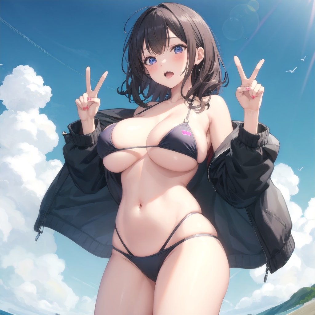 黒ビキニ