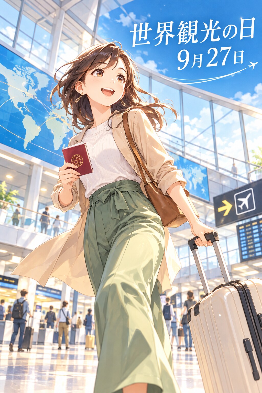 [今日は何の日 9/27] 世界観光の日 | の人気AIイラスト・グラビア