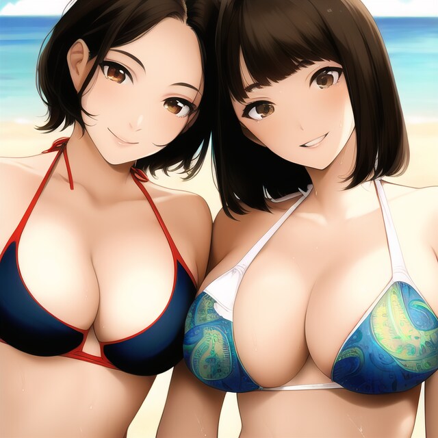 96人の水着女子／くれな＆ゆみ（群馬県出身）