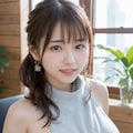 胸元が開いたセーター 8枚目