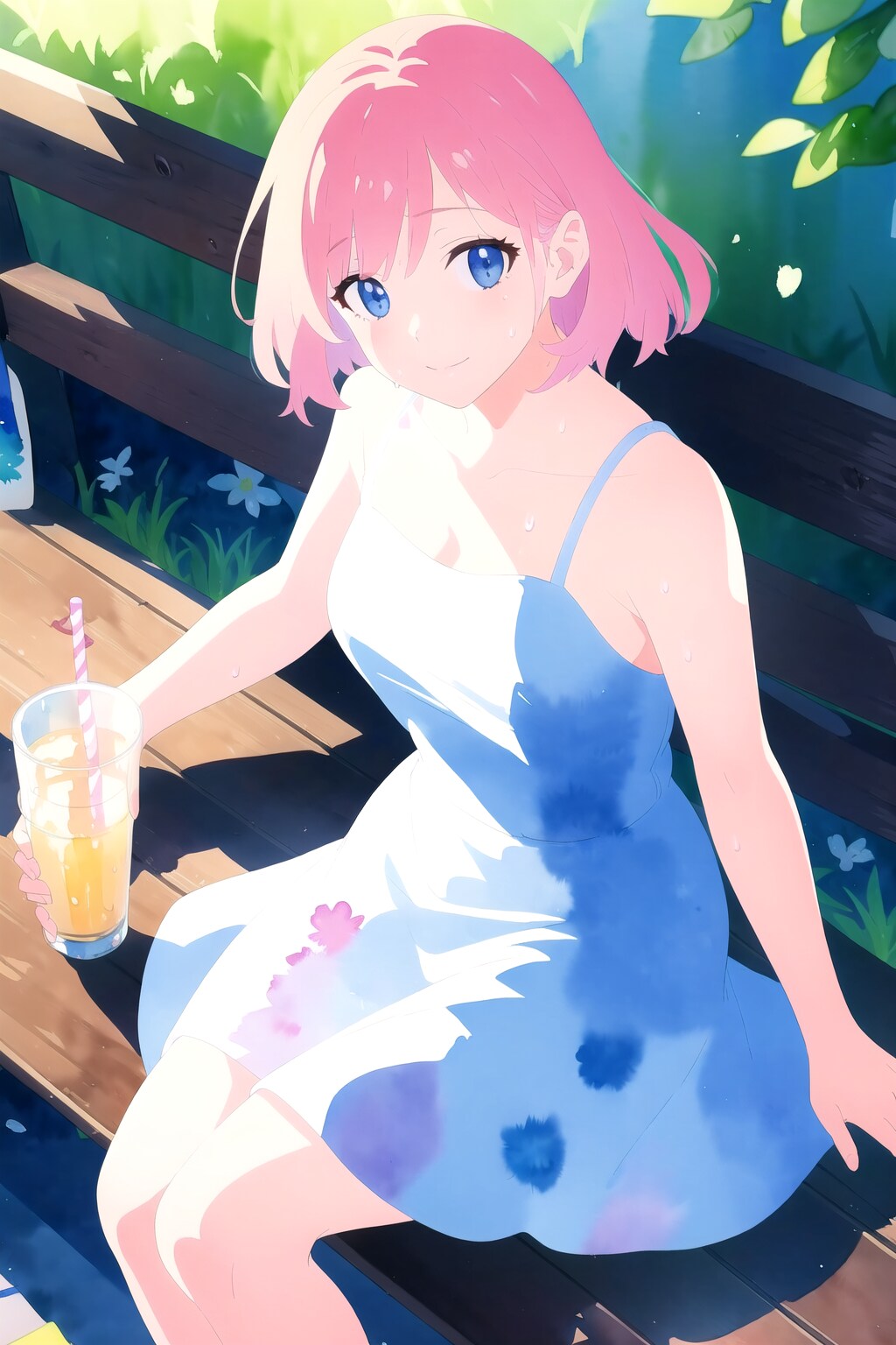 drinking juice | の人気AIイラスト・グラビア