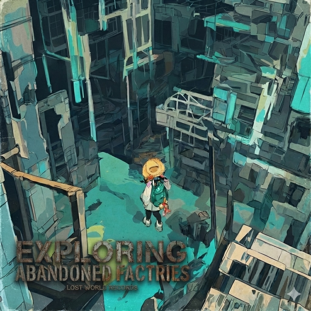 [suno instrumental]Exploring Abandoned Factories | の人気AIイラスト・グラビア