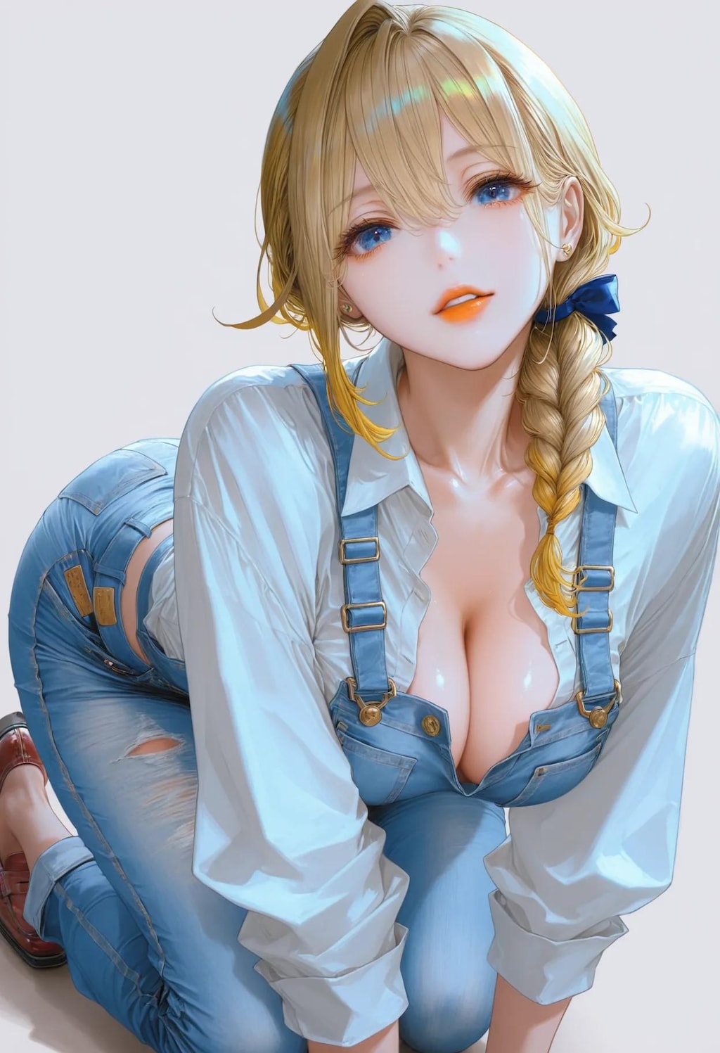 ダメージジーンズ