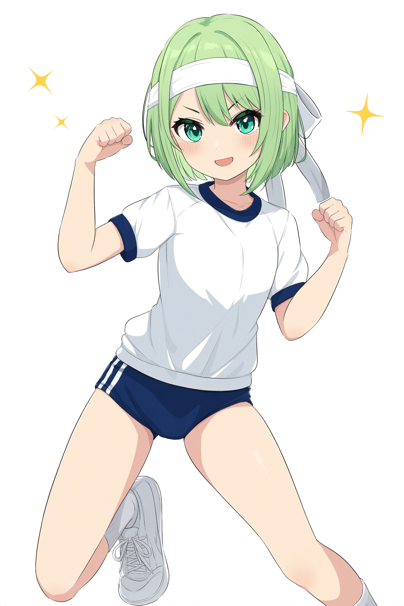 ハチマキ+ブルマ+ソックス+運動靴