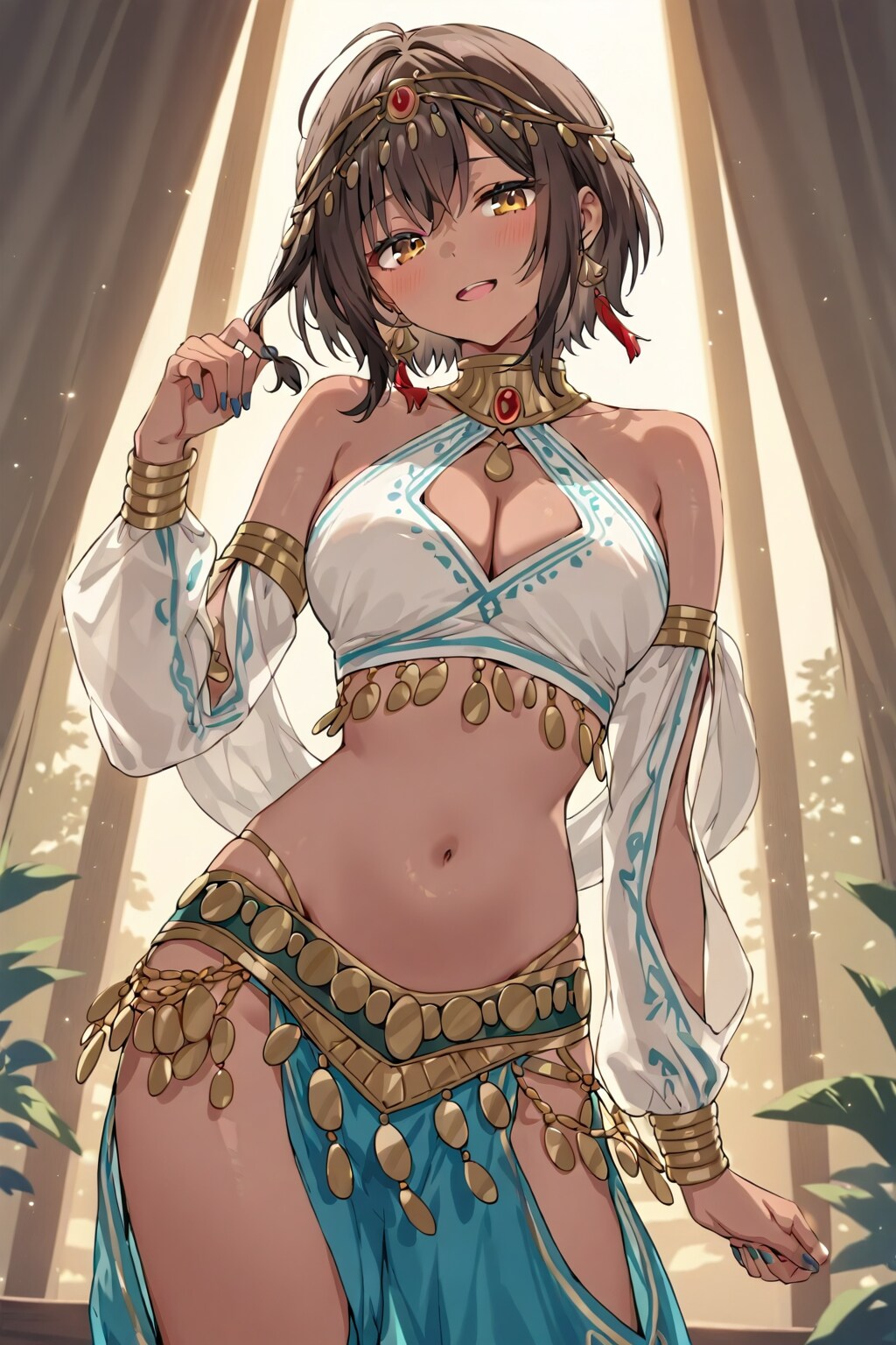 褐色ベリーダンサー