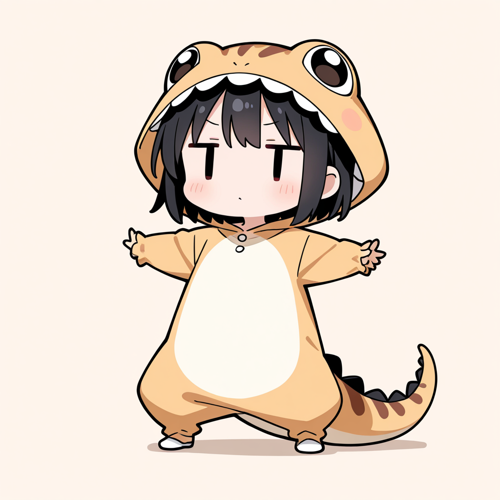 着ぐるみ着せ替え（トカゲ）