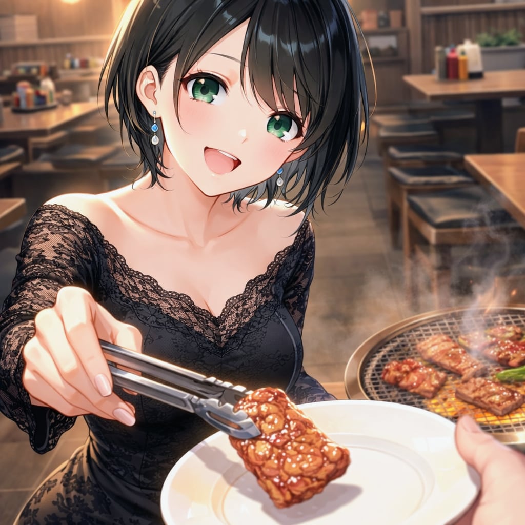 焼肉デートな藍音ちゃん