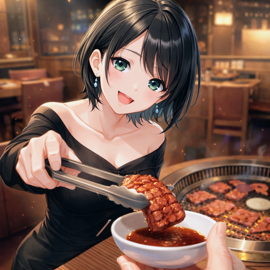 焼肉デートな藍音ちゃん