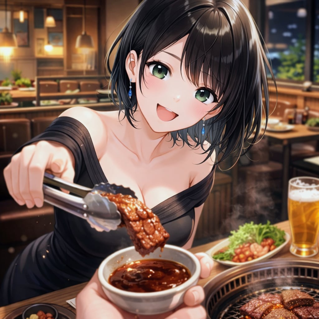 焼肉デートな藍音ちゃん