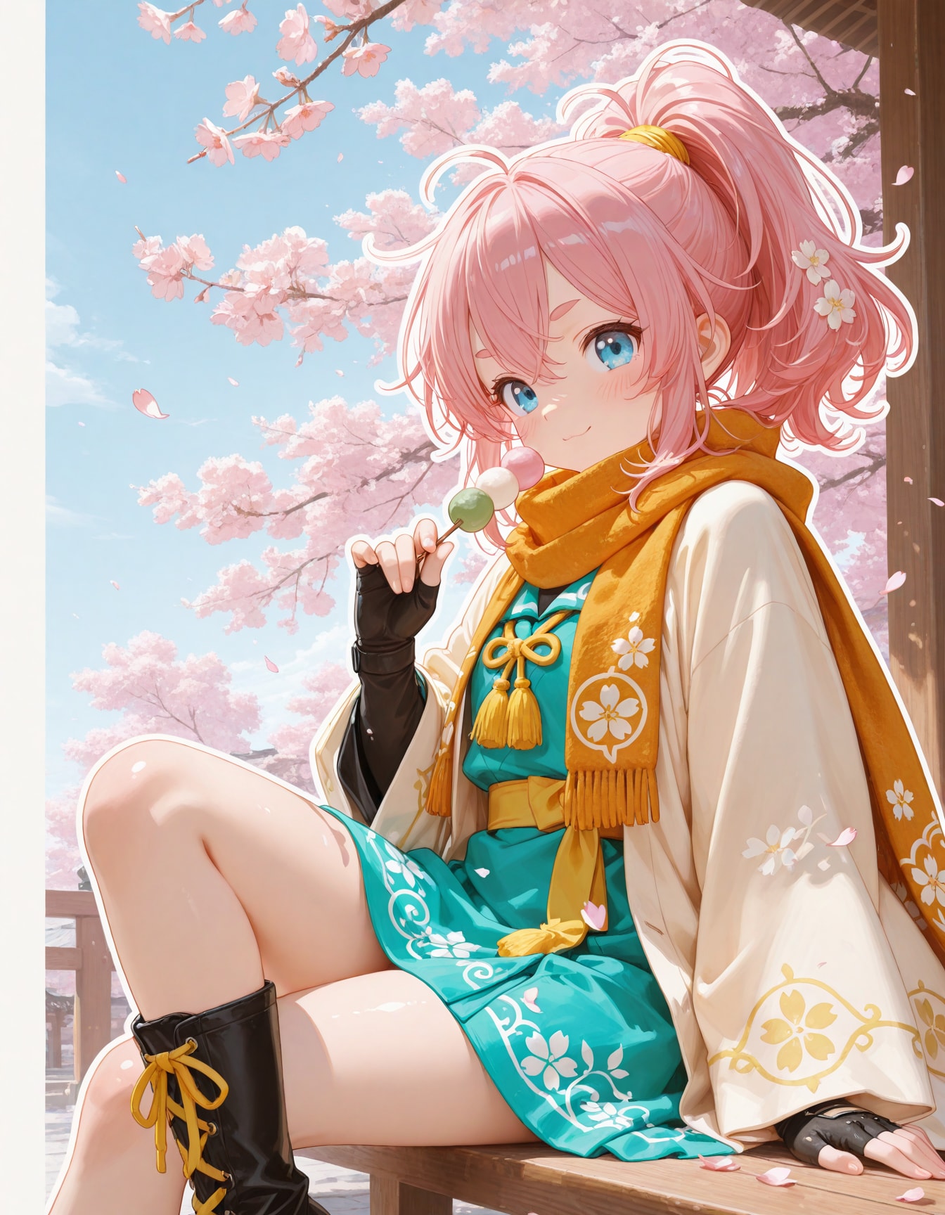 三色団子 | の人気AIイラスト・グラビア