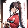 着物と刀 3枚目