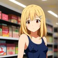 推し活ちゃん　スク水ショッピングin seaART 3枚目