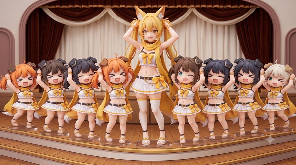 No.124 いぬみみようちえんのみんな（謎の海産物さん）