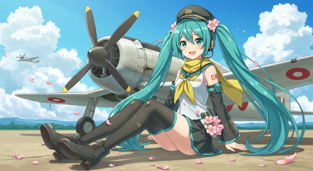 初音ミクと零戦